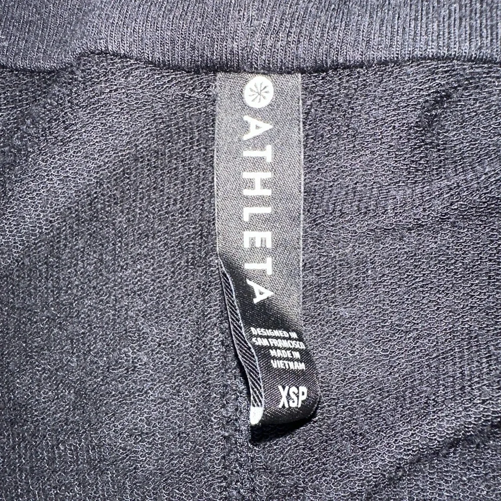 Athleta Cocoon Wrap Cardigan Black Pockets SIZE XSP - Picture 4 of 9